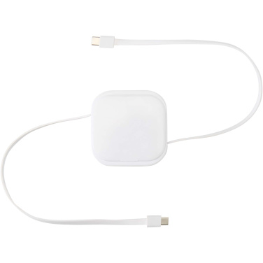 Logotrade promotional gift picture of: Gloas 5-in-1 recycled retractable data sync and 100W fast charge cable with smartphone tool kit