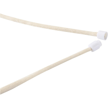 Logotrade advertising product image of: Adhab smartphone lanyard with bamboo details