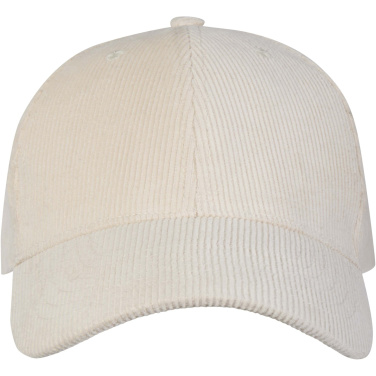Logo trade promotional giveaways image of: Hutton 6 panel recycled corduroy cap