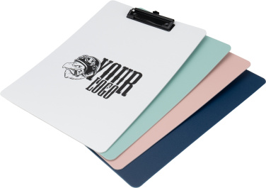 Logo trade promotional merchandise image of: Writing pad with clip