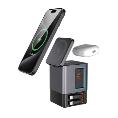 Logotrade corporate gift image of: Urban Vitamin Sacramento 105W GAN charger+retractable cables