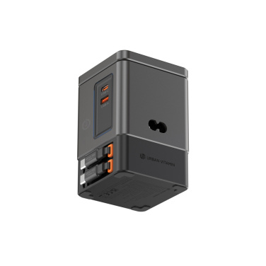 Logotrade promotional product picture of: Urban Vitamin Sacramento 105W GAN charger+retractable cables