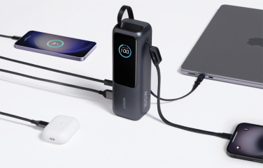 Logo trade promotional giveaway photo of: Anker Power Bank 25.000 mah 165W, Built-in retractable cable