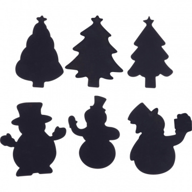 Logotrade promotional merchandise picture of: Scratch-off Christmas ornaments SOUTH POLE