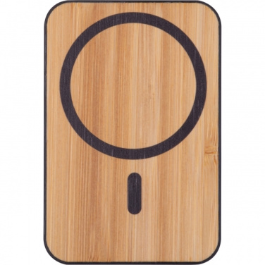 Logo trade promotional gift photo of: Wireless power bank 5 000 mAh CAIRO