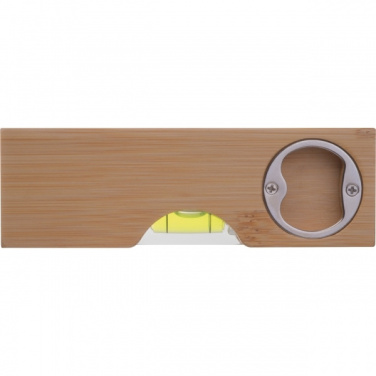 Logotrade advertising product picture of: Spirit Level with Bottle Opener FLORIDA