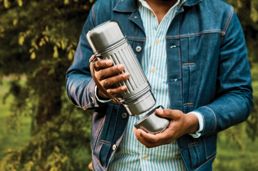 Logo trade promotional item photo of: Black+Blum Explorer Flask Duo 1L