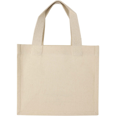 Logotrade business gift image of: Odessa 220 g/m² GRS recycled cotton mini gusset tote bag 9L