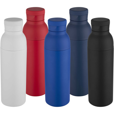 Logo trade promotional giveaways image of: Illuminate 650 ml RCS recycled stainlesss steel double wall insulated water bottle