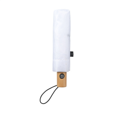 Logo trade promotional merchandise image of: Michigan foldable RCS RPET umbrella 21 inch