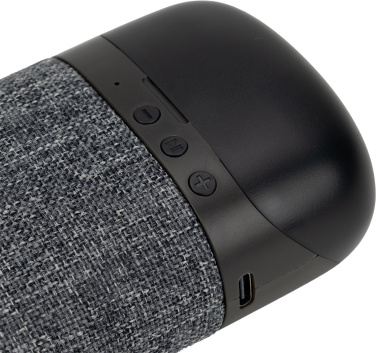 Logotrade corporate gift picture of: Bluetooth Speaker HF01 with Built-in Earbuds 2 in 1