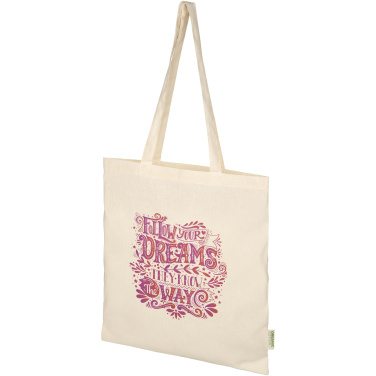 Logo trade advertising products picture of: Odisha 100 g/m² OCS organic tote bag 7L