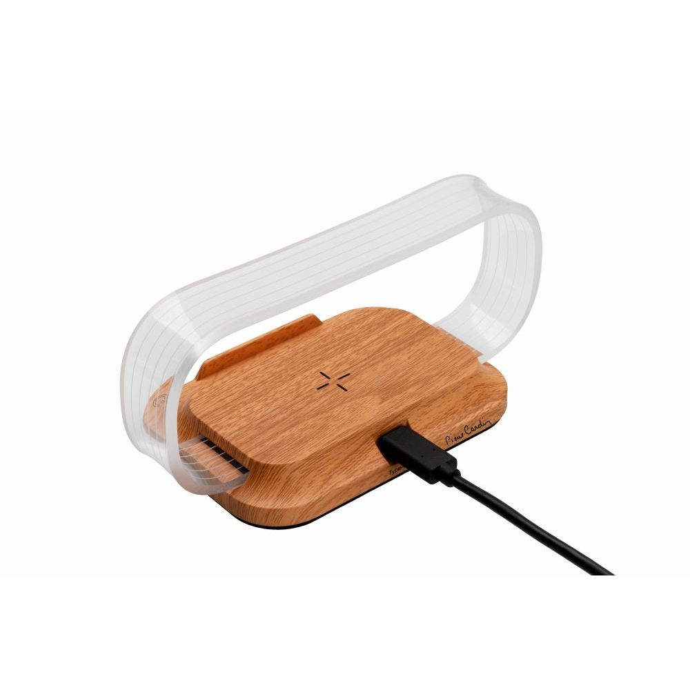 Logotrade advertising product picture of: Phone stand with wireless charger JEROME Pierre Cardin