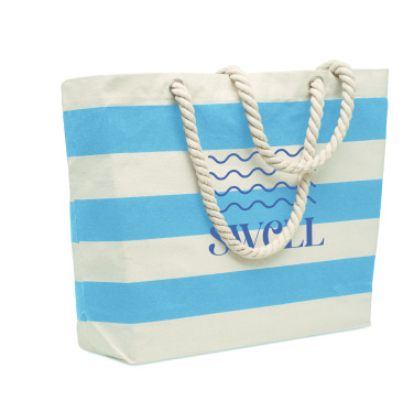 Logo trade promotional gifts picture of: Cotton beach bag 220 gr/m²