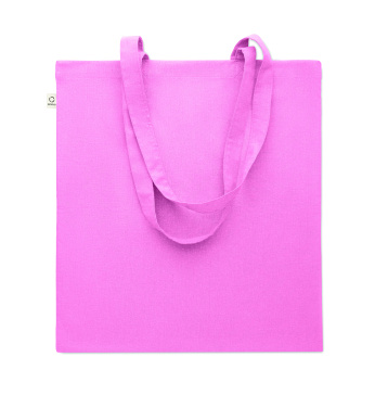 Logo trade promotional giveaway photo of: Recycled cotton shopping bag