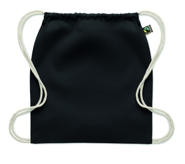 Logotrade advertising product picture of: Drawstring bag Fairtrade 180gr