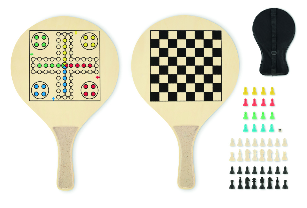 Logo trade corporate gifts image of: Beach racket set