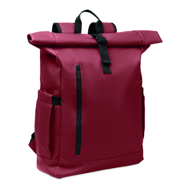 Logotrade promotional merchandise photo of: Rolltop laptop rucksack 600D