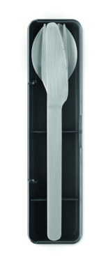 Logo trade corporate gifts picture of: Stainless steel cutlery set