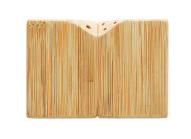 Logotrade promotional product image of: Bamboo salt & pepper set