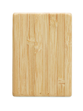 Logo trade business gifts image of: Bamboo salt & pepper set