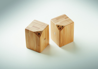Logotrade promotional product picture of: Bamboo salt & pepper set