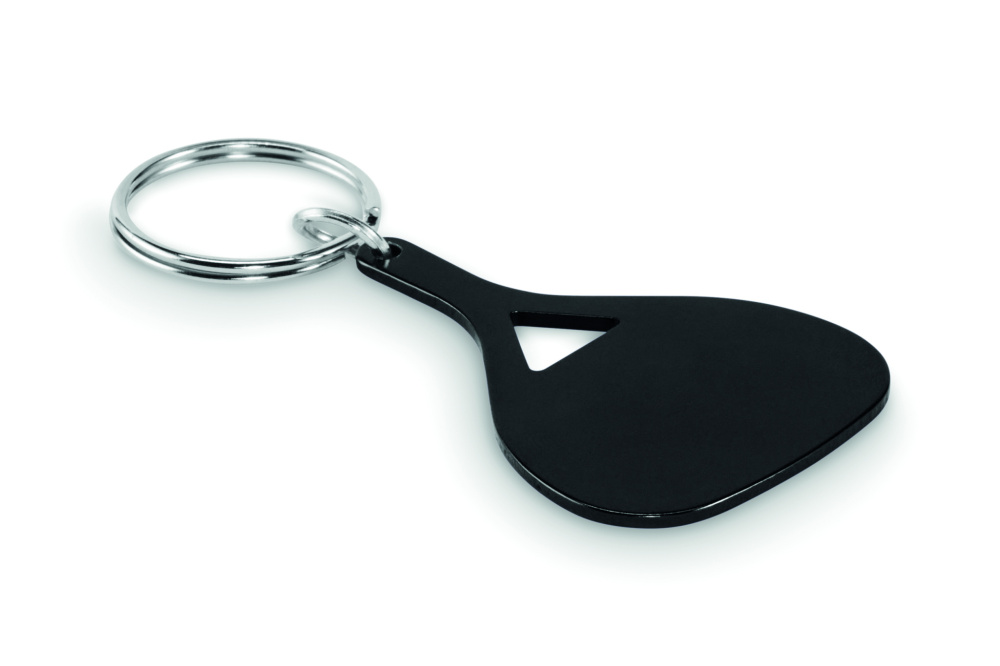 Logo trade business gift photo of: Aluminium key ring