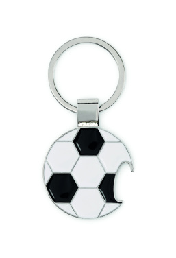 Logotrade promotional gift image of: Football keyring with opener