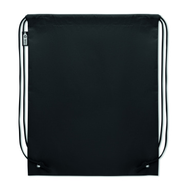 Logo trade promotional merchandise photo of: Drawstring bag RPET non-woven