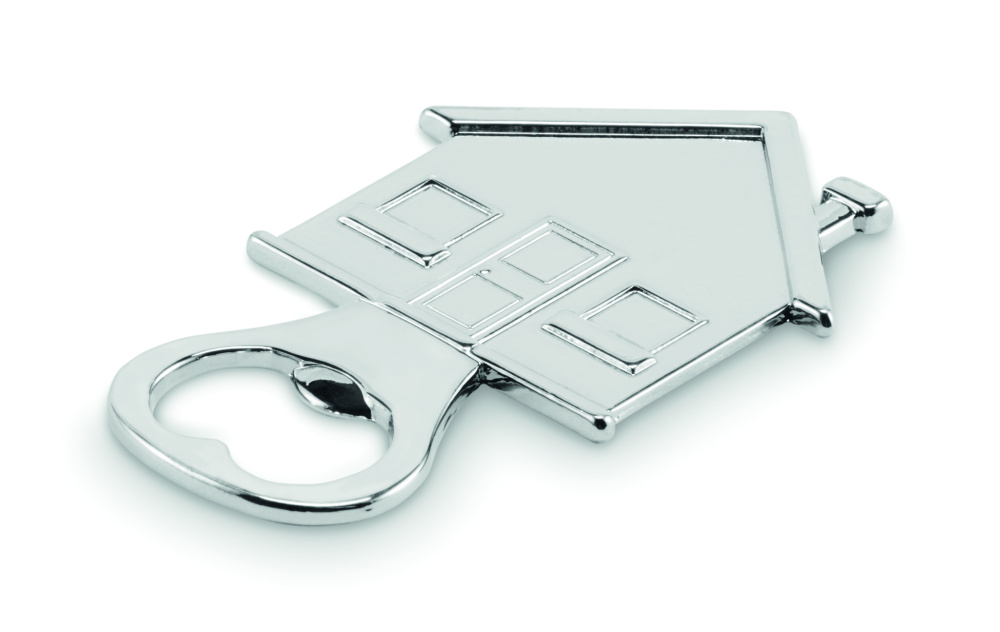 Logo trade corporate gifts picture of: House shape bottle opener