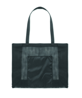 Logo trade promotional merchandise image of: RPET mesh shopping bag