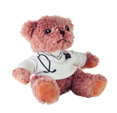 Logo trade business gift photo of: Teddy bear plush doctor