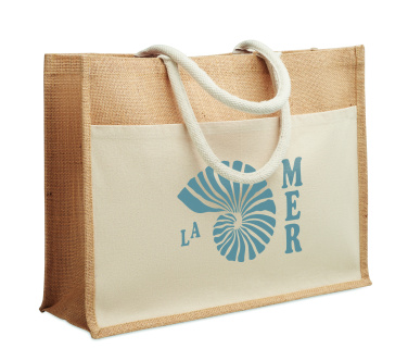 Logo trade promotional gifts picture of: Jute shopping bag