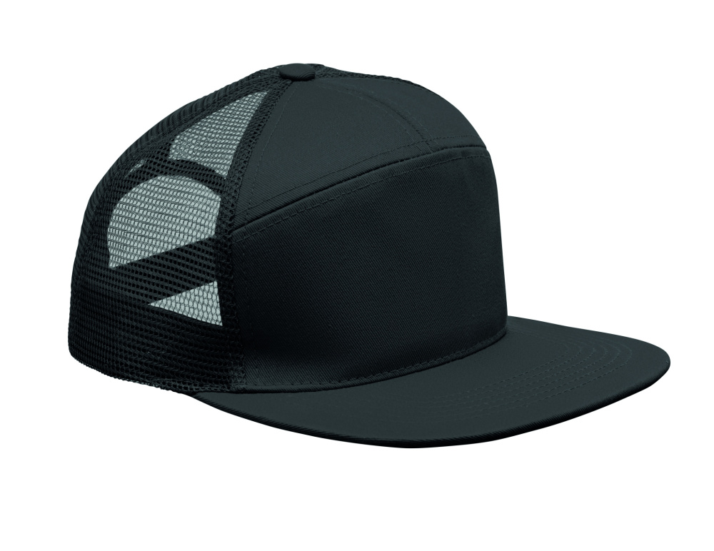 Logotrade promotional giveaway picture of: 7 panel flat visor cap