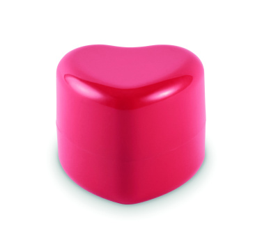 Logo trade corporate gifts image of: Heart shape vegan lip balm