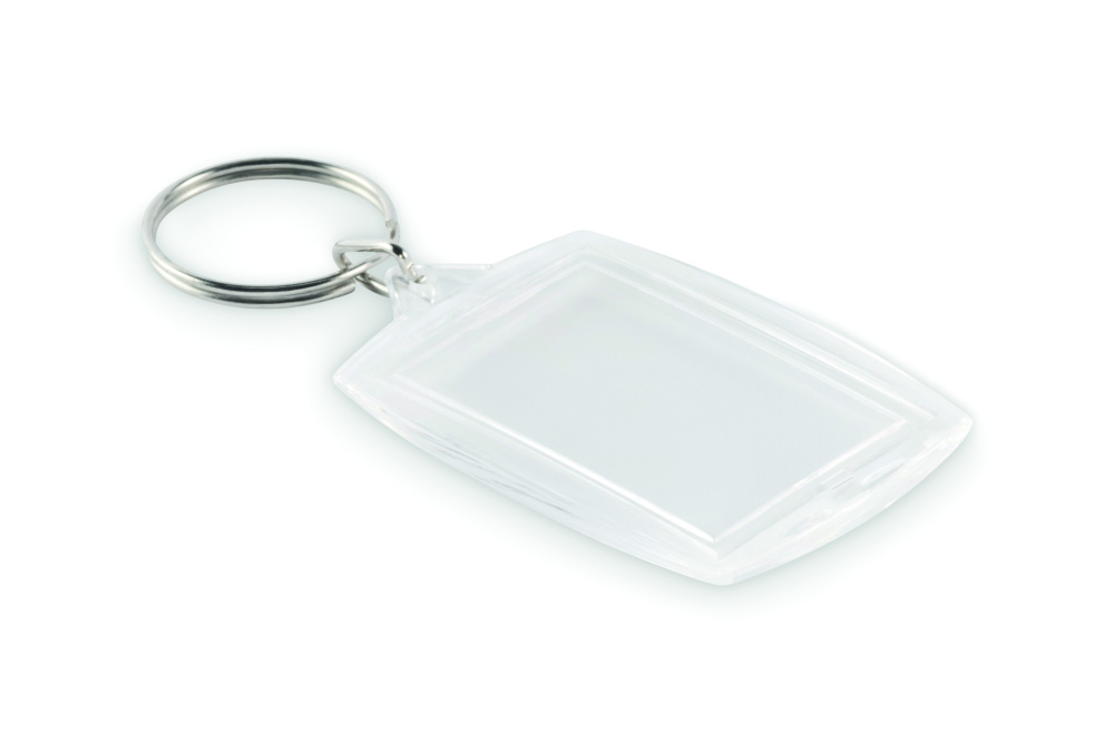 Logo trade advertising products image of: Classic acrylic keyring