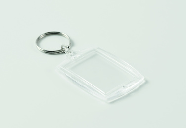 Logo trade promotional giveaway photo of: Classic acrylic keyring