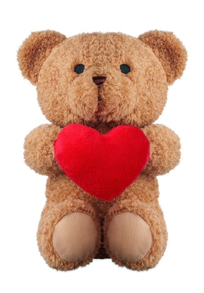 Logotrade promotional product picture of: Teddy bear with heart 23cm