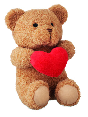 Logotrade corporate gifts photo of: Teddy bear with heart 23cm