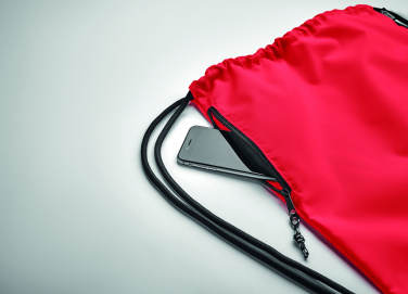 Logotrade promotional product picture of: Large drawstring bag 300D RPET