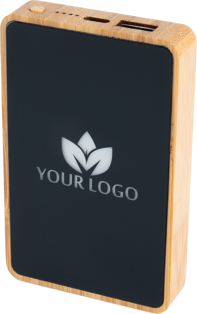 Logotrade promotional products photo of: Power Bank 5000 mAh with illuminated logo