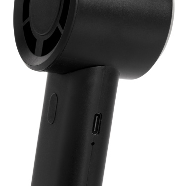 Logo trade promotional merchandise image of: Twist RCS recycled plastic re-chargeable portable fan