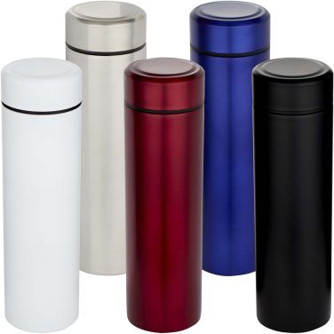 Logotrade promotional product image of: Taylor 450 ml double wall stainless steel flask with tea strainer