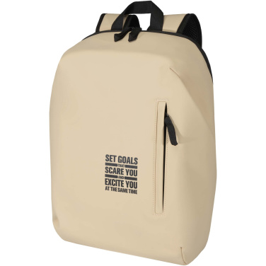 Logo trade promotional merchandise image of: Resi Plus 15" GRS recycled anti-theft backpack 18L