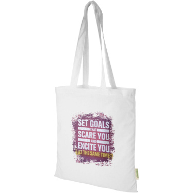 Logotrade promotional item picture of: Odisha 140 g/m² OCS organic tote bag 7L