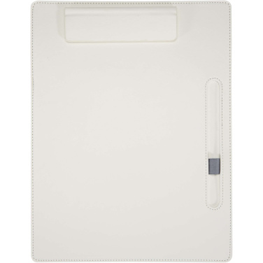 Logo trade advertising products image of: Clast A4 clipboard with magnetic closure and RCS recycled ballpoint pen (black ink)