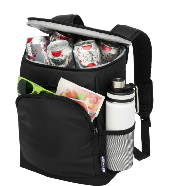Logotrade promotional merchandise image of: Chillpack 18-can GRS recycled cooler backpack 16L