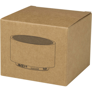 Logo trade promotional items image of: Ankaa 3W recycled aluminium wireless Bluetooth® speaker