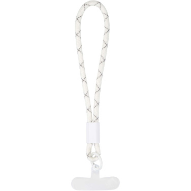 Logo trade promotional merchandise photo of: Arich recycled plastic smartphone wristband