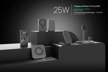 Logotrade promotional merchandise image of: Quantum RCS ultra-fast 10.000mAh magnetic 25W powerbank